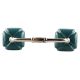 Solid Forest Green Square Ceramic Bridge Handle